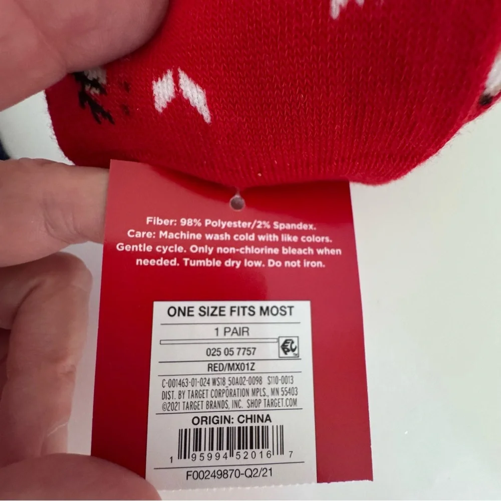 Wondershop Target Christmas Crew Socks 3 Pack Llama Dog Gingerbread OSFM NWT